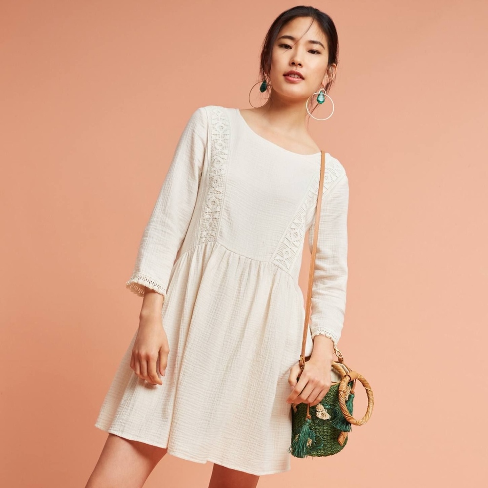NWT Anthropologie Edira lace tunic dress